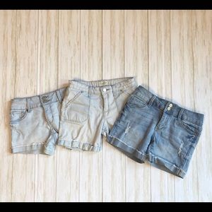 Girls Jean Shorts (Bundle of 3)